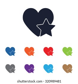 Favorite icon for web and mobile