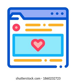 favorite info folder icon vector. favorite info folder sign. color symbol illustration