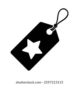 Favorite Label Icon Isolated On White Background