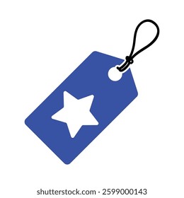 Favorite Label Icon Isolated On White Background