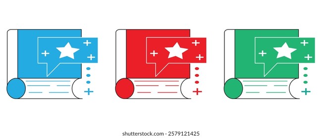 favorite lesson icon, Simple element illustration, Favorite Lesson concept outline symbol design, vector illustration.