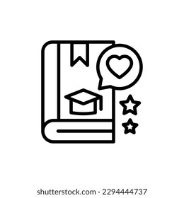 Favorite Lessons icon in vector. Illustration