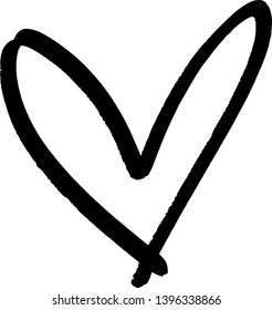Favorite like isolated minimal heart icon. Heart line vector icon for websites and mobile stories. Good for logos and more