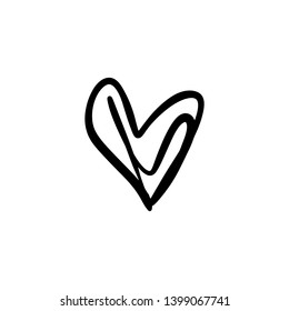 Favorite like isolated minimal heart icon. Heart line vector icon for websites and mobile stories. Good for logos and more