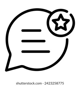 favorite Line Icon Background White