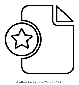 favorite line icon design. favorite thin black outline symbol vector illustration. editable stroke icon on transparent background.
