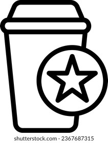 Vektorgrafik des Lieblings-Zeilensymbols