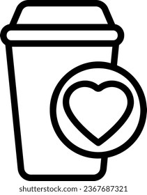 favorite line icon illustration vector