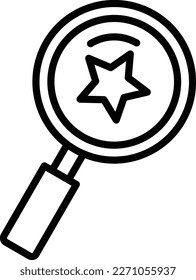 Favorite Line Vector Icon Design