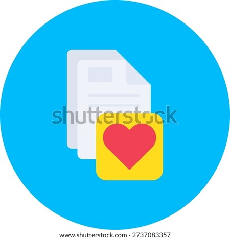 Favorite Line vector Icon Design