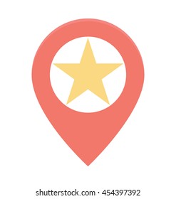 Favorite Location Vector Icon