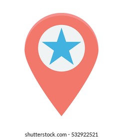 Favorite Location Vector Icon