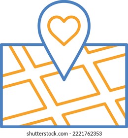 Favorite Location vector icon. Can be used for printing, mobile and web applications.