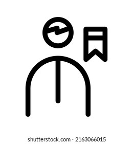 favorite man icon or logo isolated sign symbol vector illustration - high quality black style vector icons
