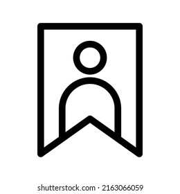 favorite man icon or logo isolated sign symbol vector illustration - high quality black style vector icons
