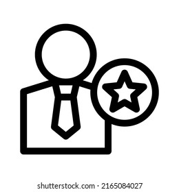 icono de man favorito o logotipo símbolo de signo aislado ilustración vectorial - iconos vectoriales de estilo negro de alta calidad
