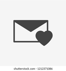 Favorite message vector icon. Best modern flat pictogram illustration sign for web and mobile apps design