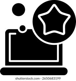 Favorite Modern Black Icon Design