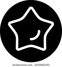 Favorite Modern Black Icon Design