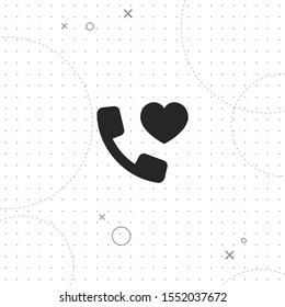 Favorite number, vector best flat icon on texture background , EPS 10