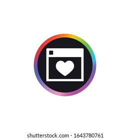 Favorite Page - Modern Button Icon