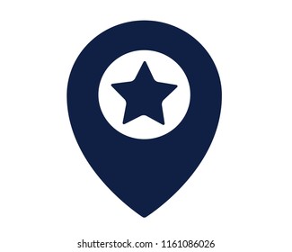 favorite place glyph icon , designed for web and app