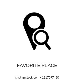 Favorite Place icon. Favorite Place symbol design from Maps and locations collection. Simple element vector illustration on white background.