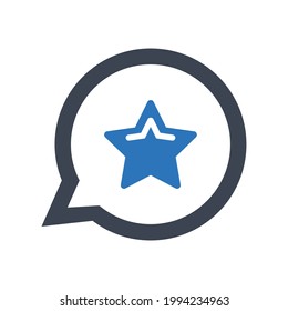 Favorite rating icon.review,star (vector illustration)