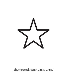 favorite, rating, star icon vector illustration