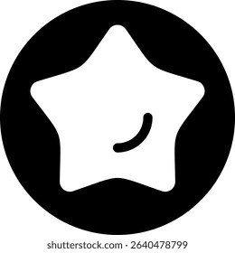 Favorite Semi Solid Icon Design