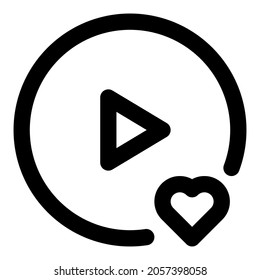 Favorite song on a song music playlist