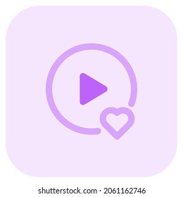 Favorite song on a song music playlist