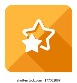 icono plano de estrella favorito. estilo sencillo y plano.