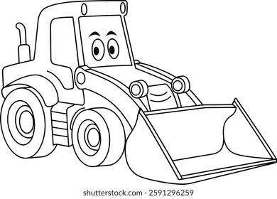 Farmers’ Favorite Tractor Coloring Sheet