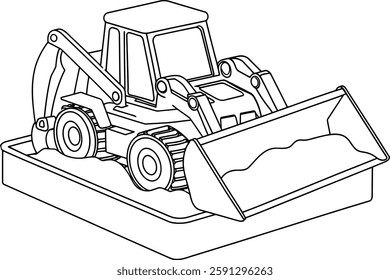 Farmers’ Favorite Tractor Coloring Sheet