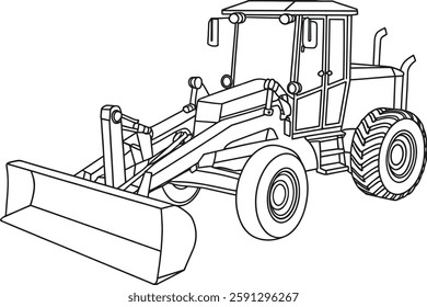 Farmers’ Favorite Tractor Coloring Sheet