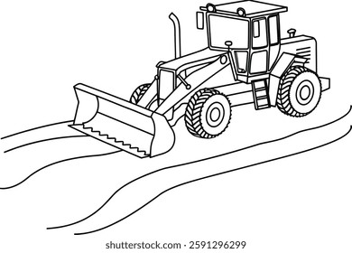 Farmers’ Favorite Tractor Coloring Sheet