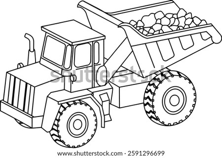 Farmers’ Favorite Tractor Coloring Sheet