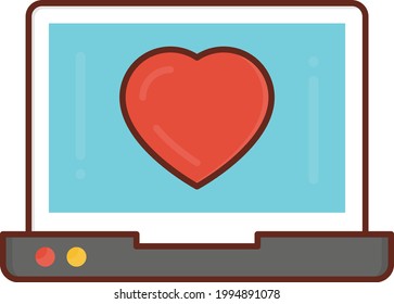 icono de color plano vectorial favorito