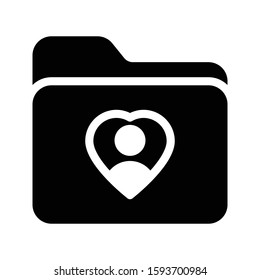 favorite vector  glyph flat icon  