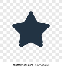 Favorite vector icon isolated on transparent background, Favorite transparency logo concept