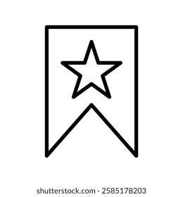 Favorite Vector Line Icon Design