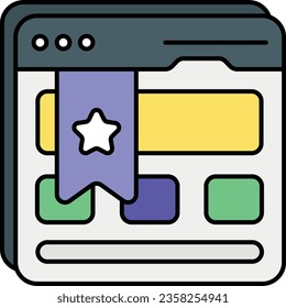 Favorite Website

color outline icon design style