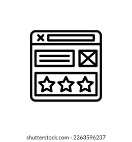 Favorite Website icon in vector. Logotype
