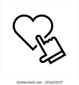 Favorite wish list vector icon symbol design