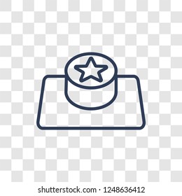 Favorites Button icon. Trendy linear Favorites Button logo concept on transparent background from User Interface and Web Navigation collection - Powered by Shutterstock - Get 15% off with code: PIKWIZARD15