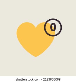 Favorites icon. E-commerce sign. Graph symbol for your web site design, logo, app, UI. Vector illustration, EPS10.