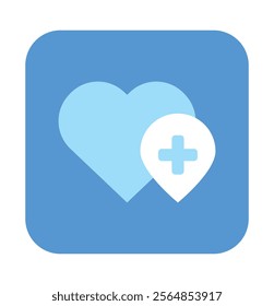 Favorites icon with plus symbol. Favorite icon, heart add plus sign, Medical heart signs. Cardiogram sign. Medicine symbols.