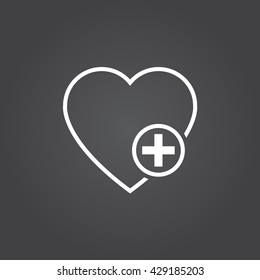 favorites line icon, outline vector logo illustration, linear pictogram isolated on black
