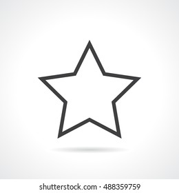Favorites Vector Icon in Border Style